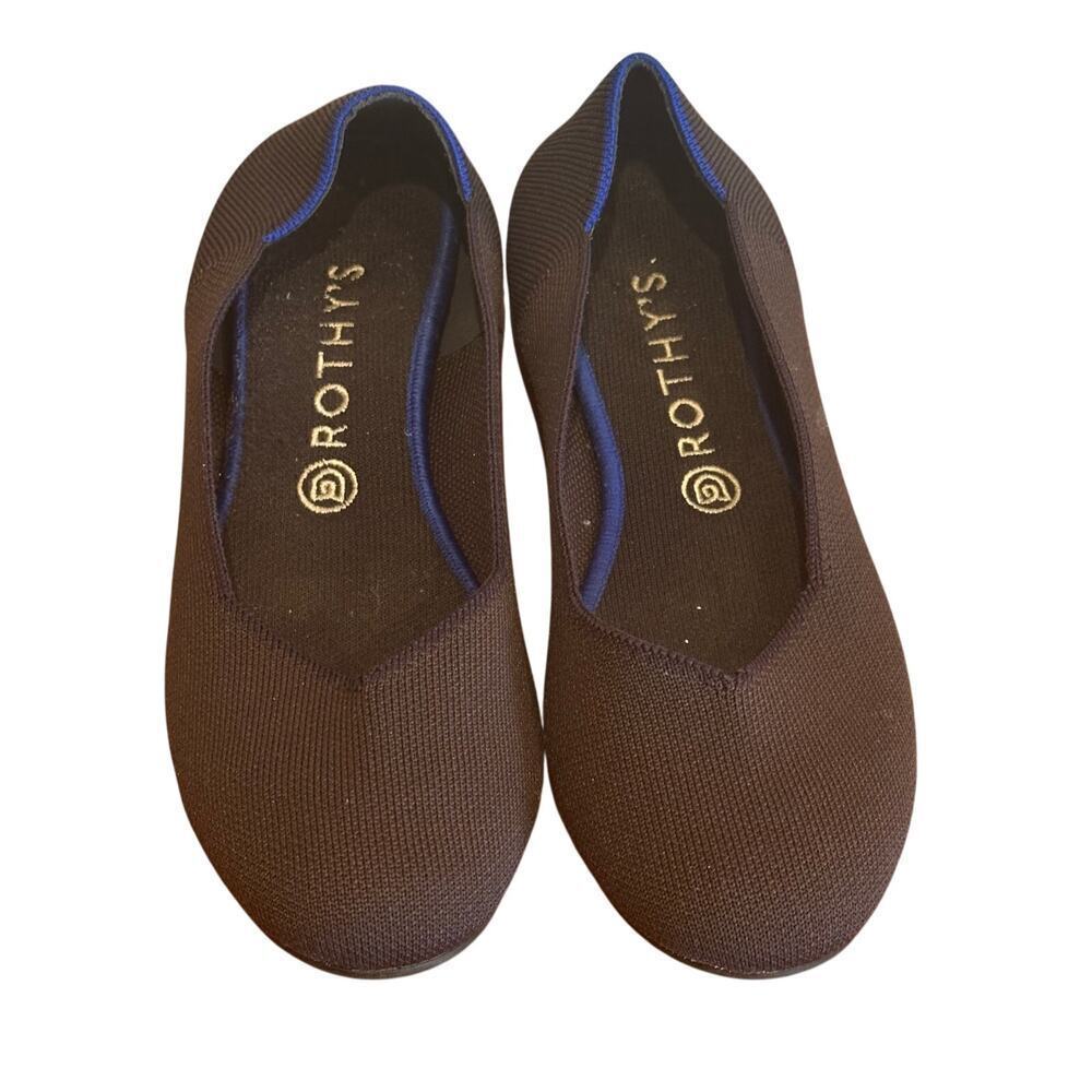 Rothy's Navy Blue Flats sz 10